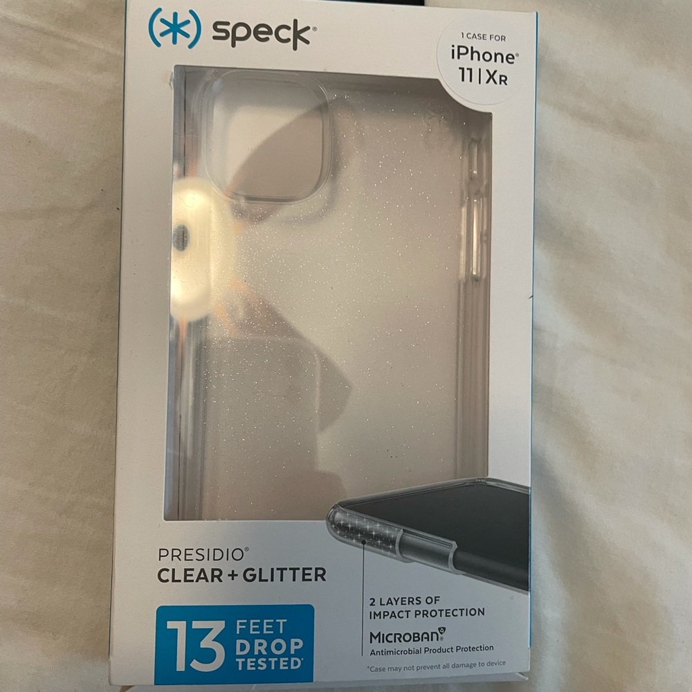 Speck glitter iPhone 11/XR case